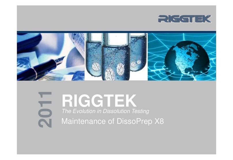 RIGGTEK DissoPrep X8 maintenance
