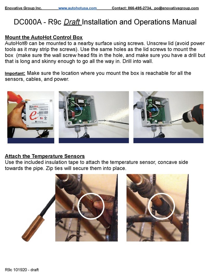 Enovative Technologies DC000A Installation and operation manual