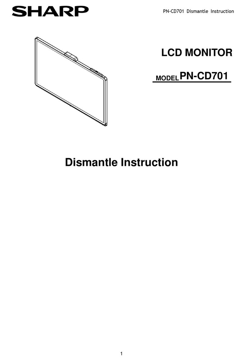 Sharp PN-CD701 User manual Sharp PN-CD701 User manual