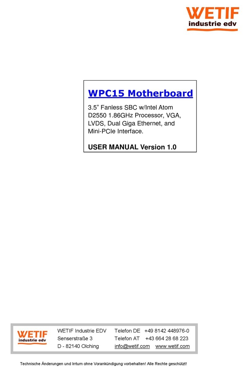 Wetif WPC15 user manual