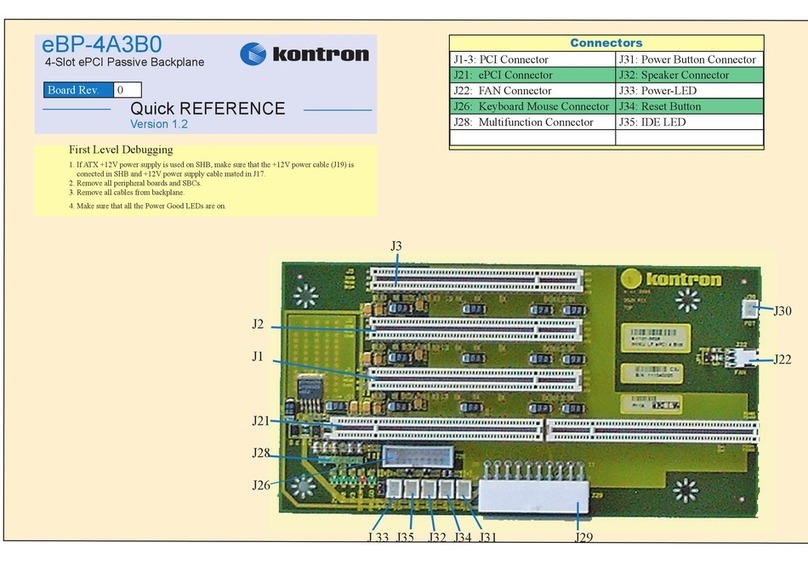 Kontron eBP-4A3B0 User manual Kontron eBP-4A3B0 User manual