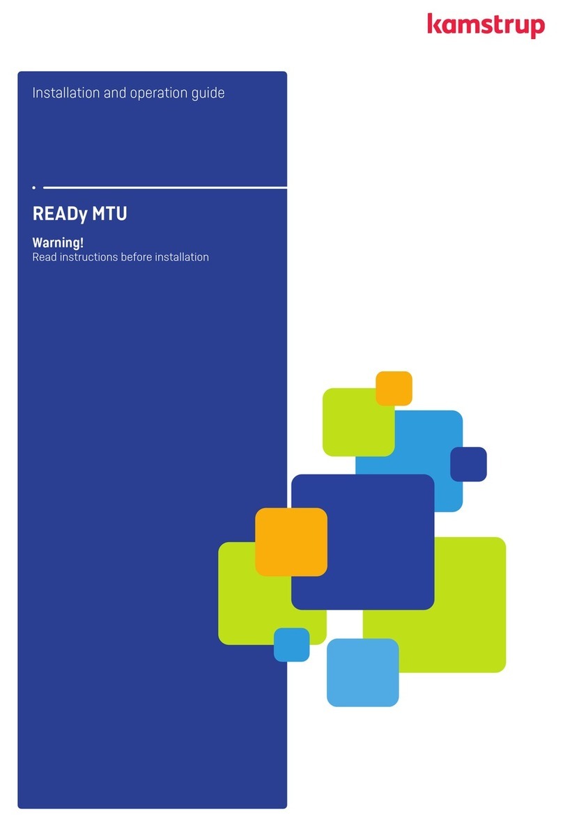 Kamstrup READy MTU Installation and operation guide