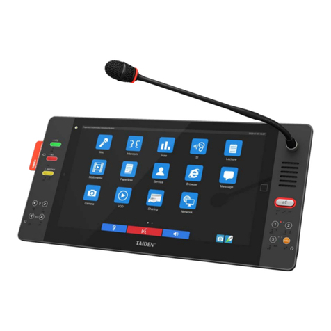 Taiden HCS-8600 Series Installation and operating manual
