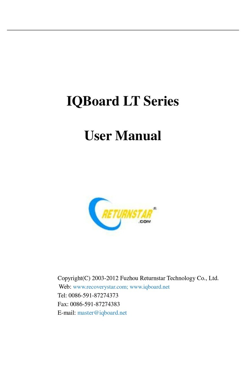 Returnstar IQBoard LT Series user manual