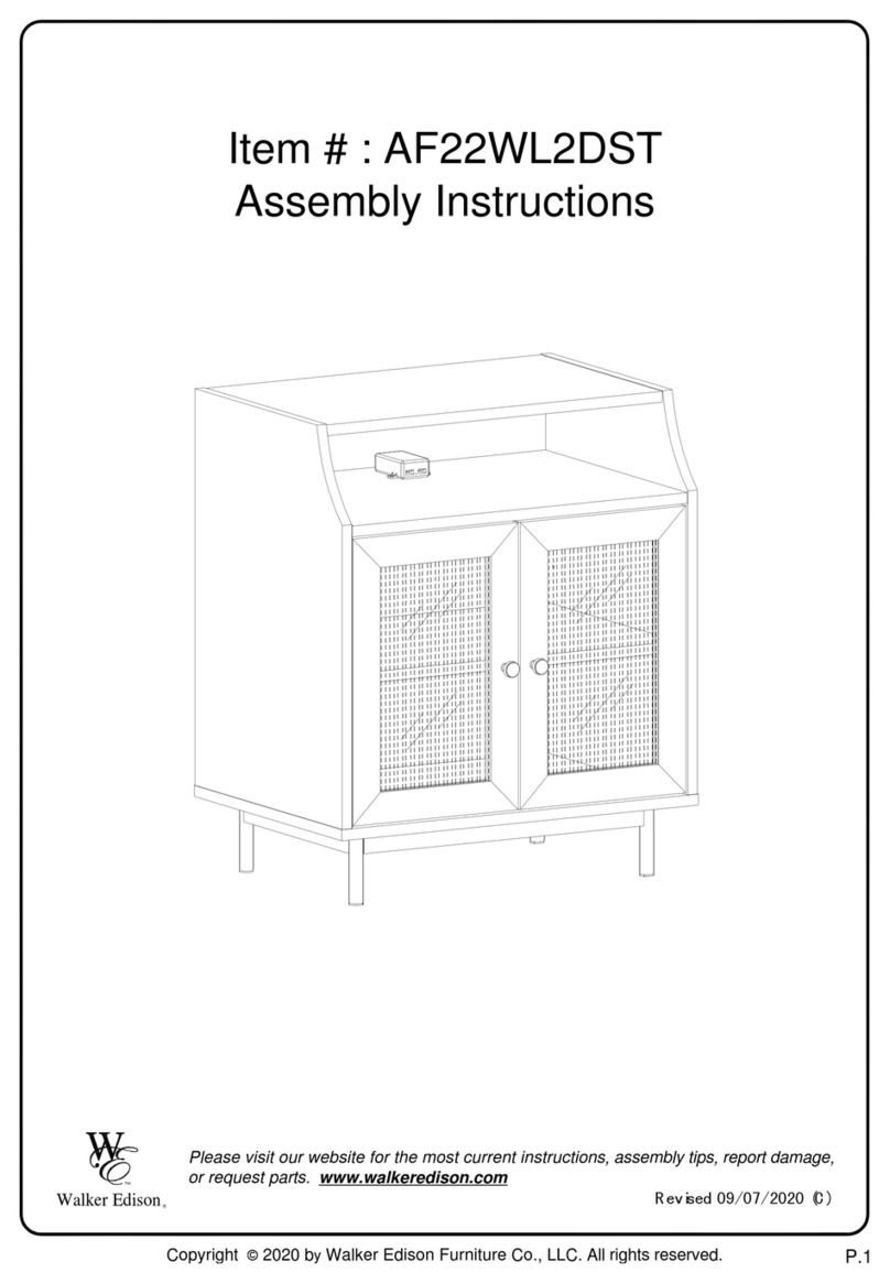 Walker Edison AF22WL2DST User manual