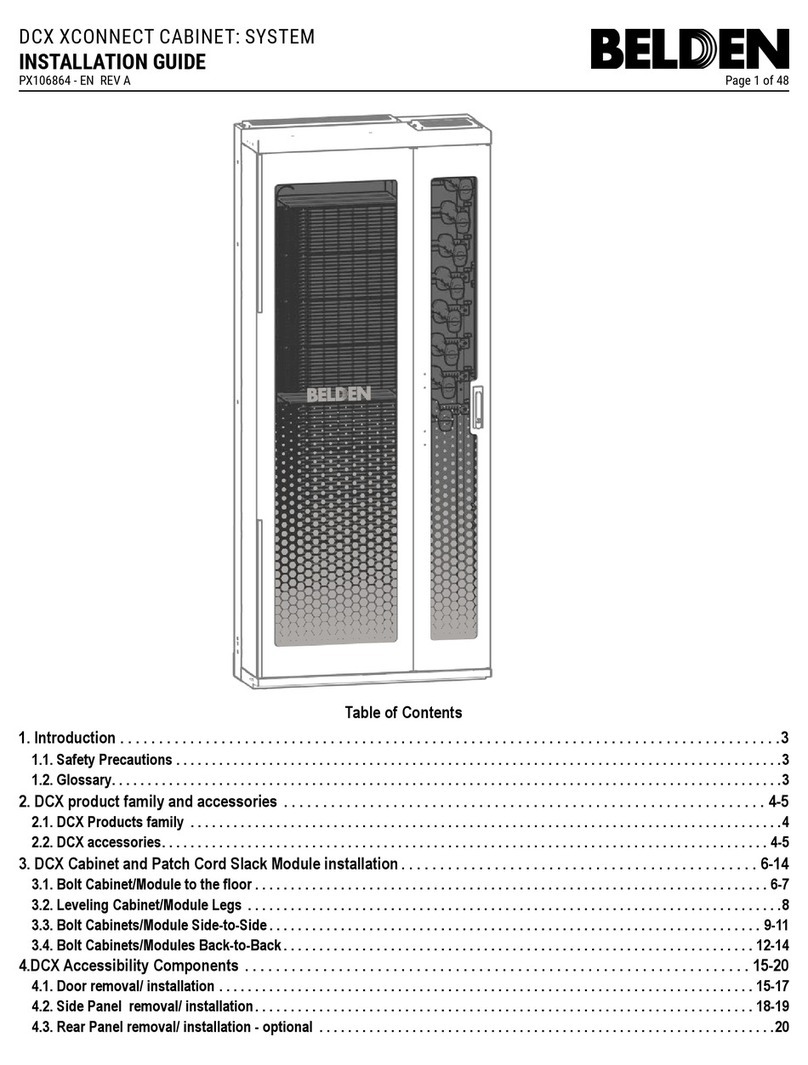 Belden DCX XCONNECT installation guide Belden DCX XCONNECT installation guide