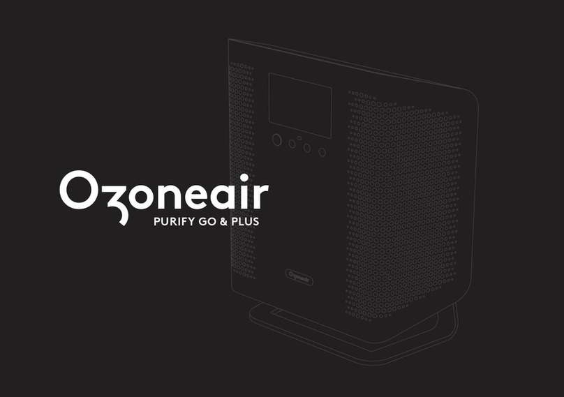 Ozoneair PURIFY GO user manual