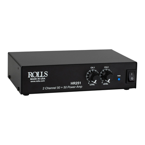 Rolls HR251 User manual