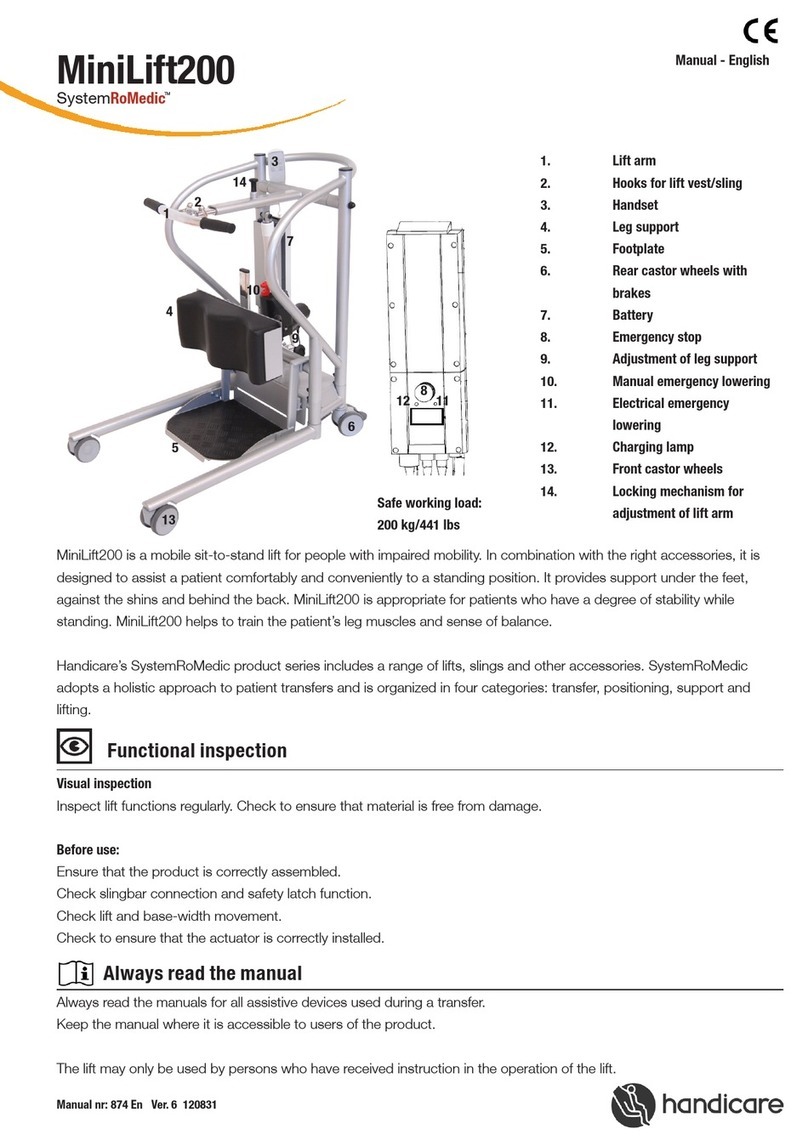 SystemRoMedic MiniLift200 User manual