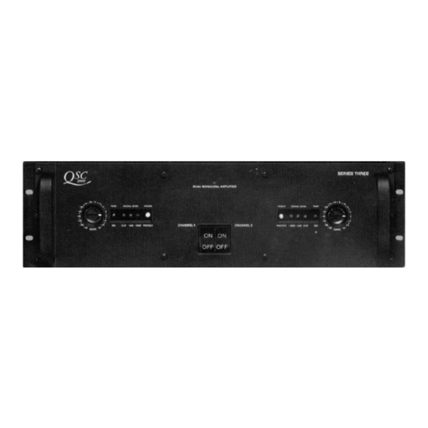 QSC III Series Operating manual