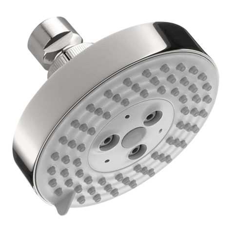 Hans Grohe Raindance S 100 3-Jet 04340 0 Series Instruction Manual Hans Grohe Raindance S 100 3-Jet 04340 0 Series Instruction Manual