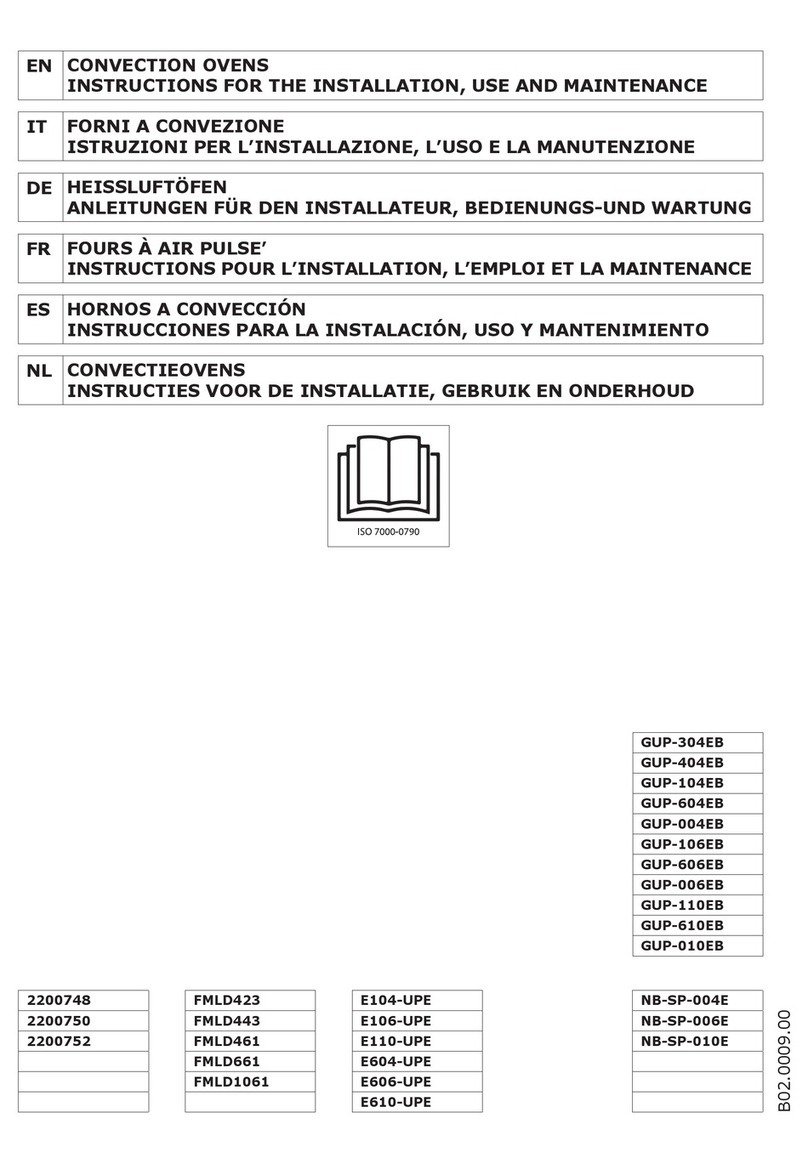 Lotus cookers GUP-304EB INSTRUCTIONS FOR THE INSTALLATION, USE AND MAINTENANCE