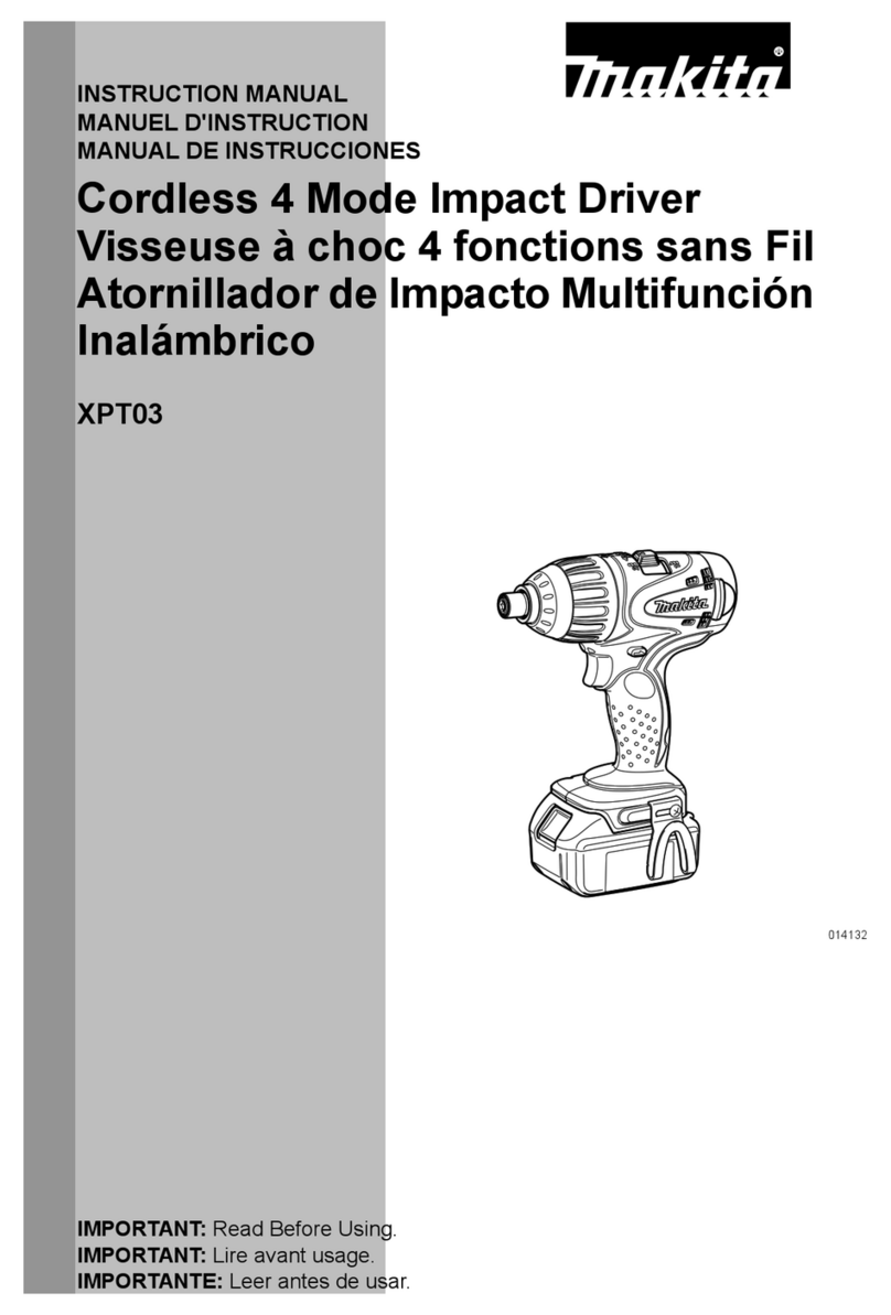 Makita XPT03 instruction manual