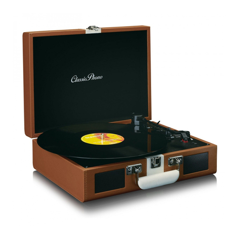 LENCO Classic Phono TT-120 user manual