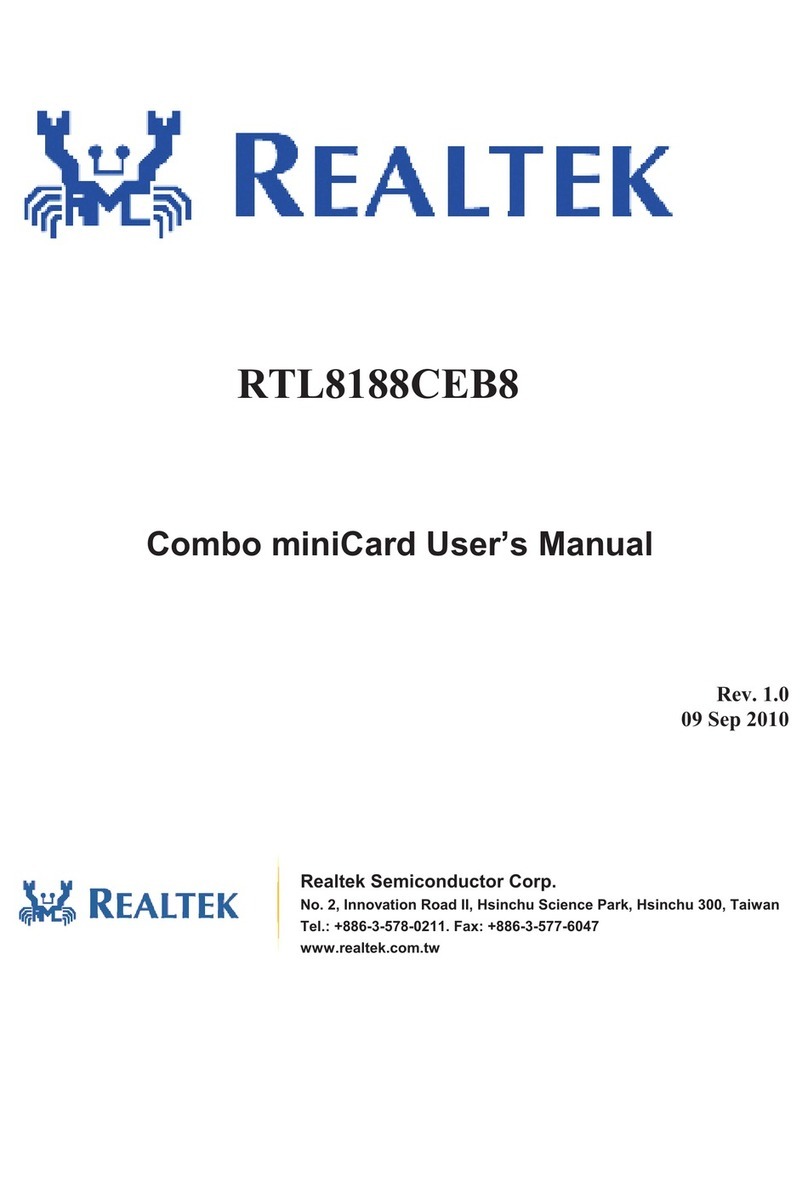 Realtek RTL8188CEB8 user manual