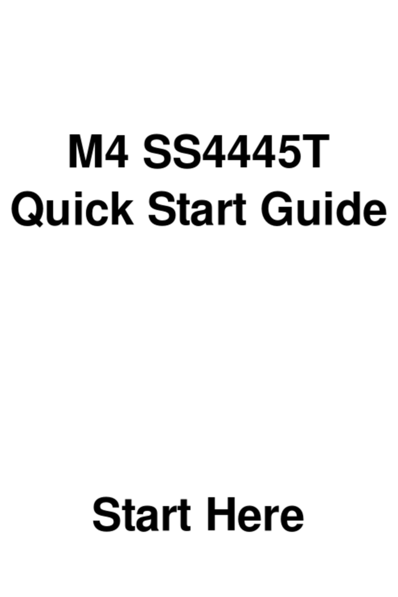 M4 SS4445T User manual