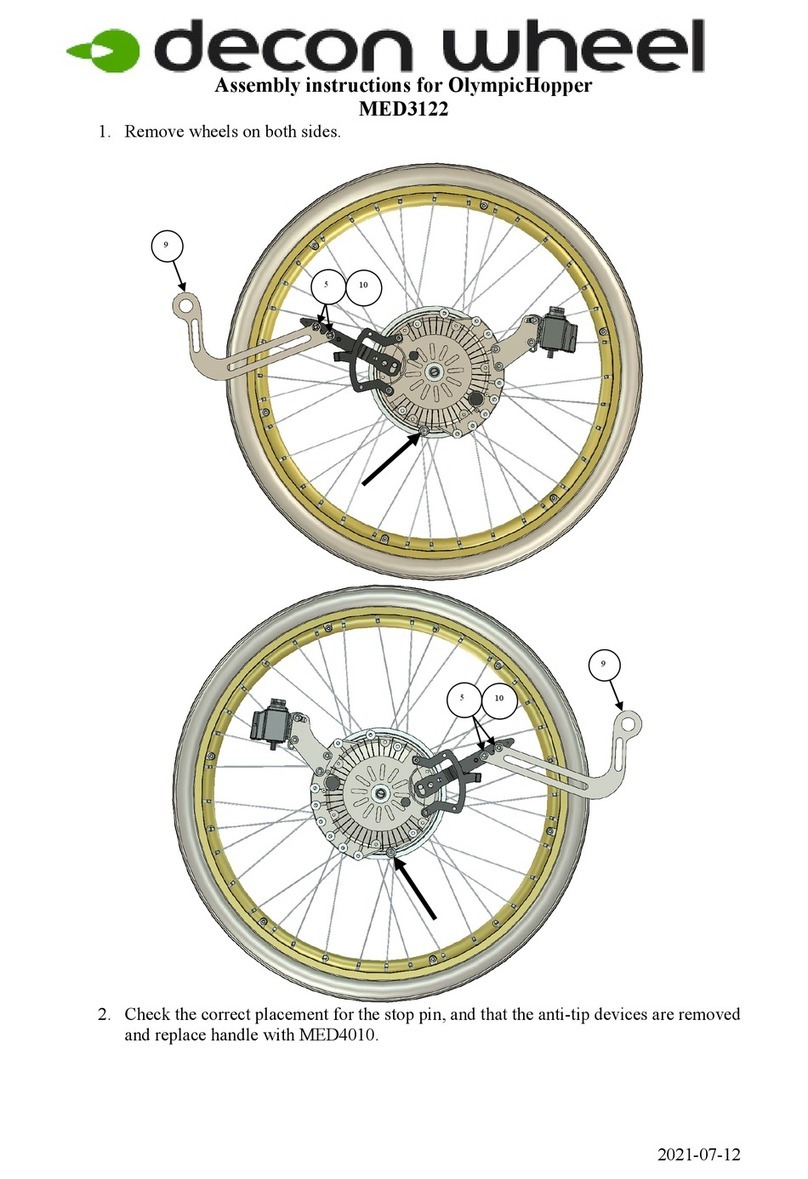 Decon wheel OlympicHopper Assembly instructions