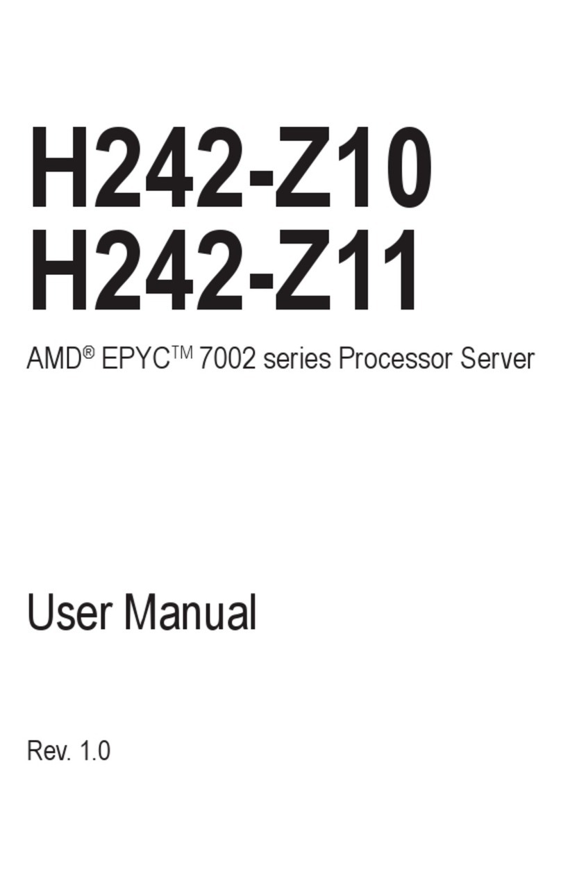 Gigabyte H242-Z10 User manual