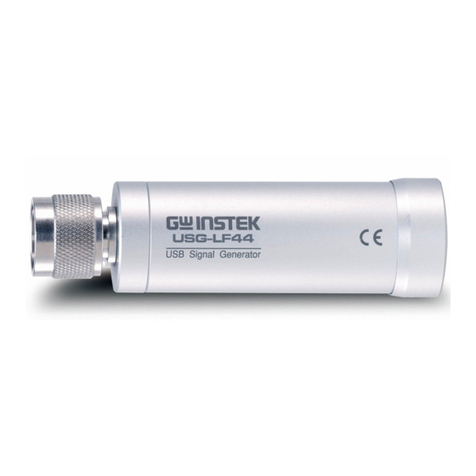 GW Instek USG Series user manual