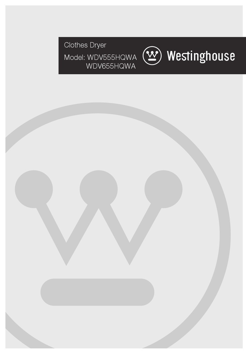 Westinghouse WDV555HQWA manual