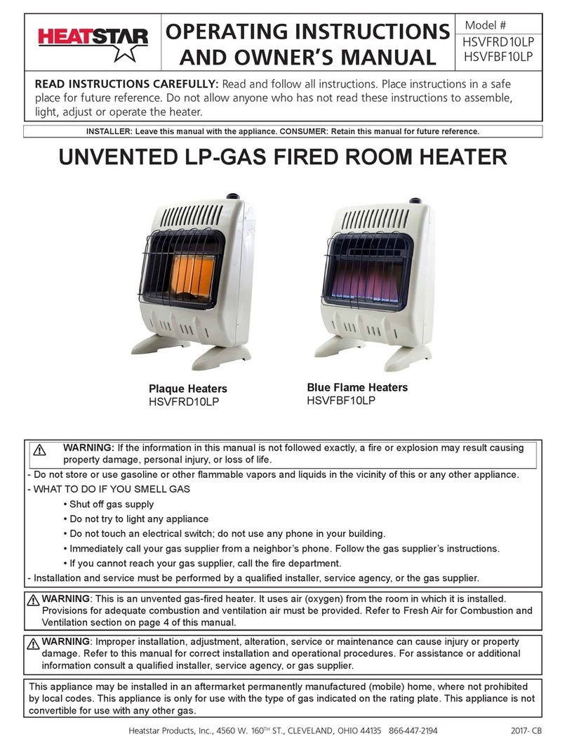 HeatStar HSVFRD10LP Assembly instructions