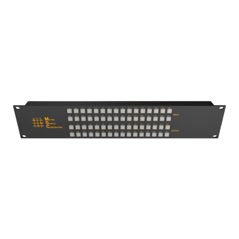 Matrix Switch Corporation MSC-5-3248 User manual