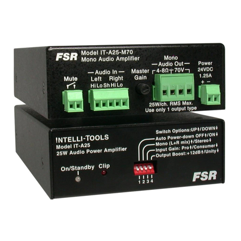 FSR IT-A25 Series Installation guide