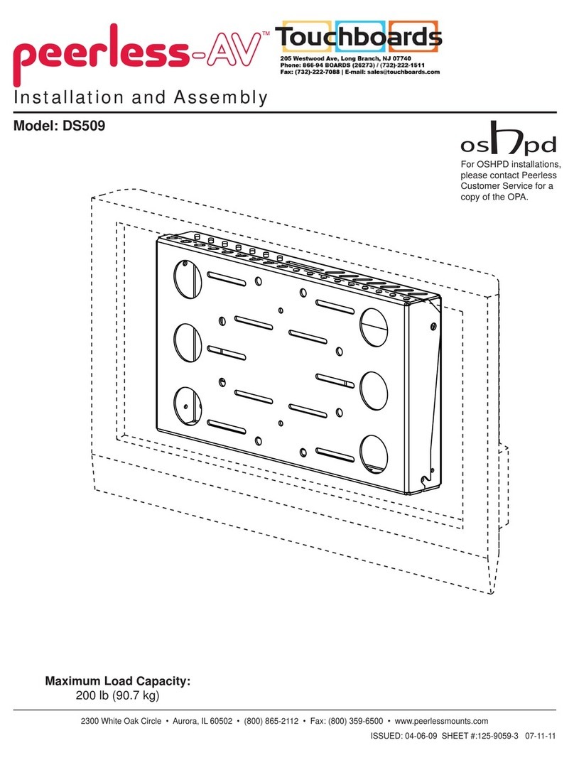 peerless-AV DS509 Guide