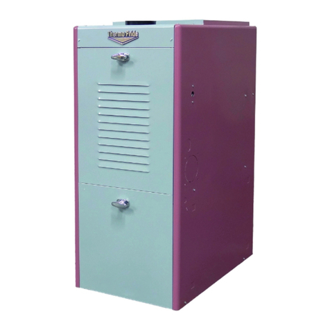 Thermo Pride OH8FA119D60C Installation and operation manual Thermo Pride OH8FA119D60C Installation and operation manual