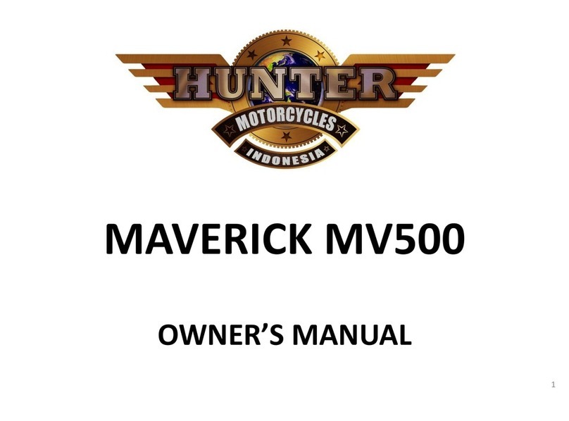 Hunter MAVERICK MV500 owner's manual
