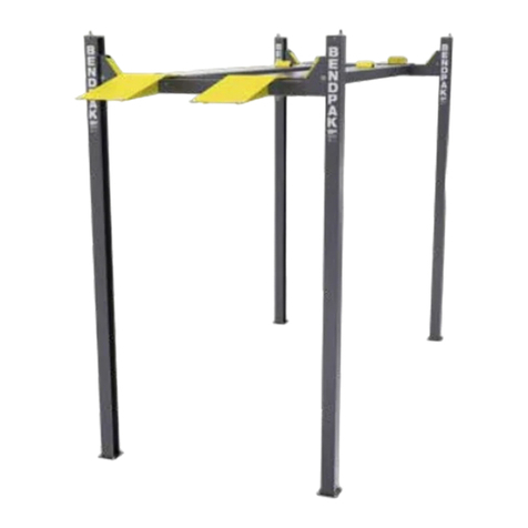 Bend-Pak HD-7MZ Installation and operation manual Bend-Pak HD-7MZ Installation and operation manual