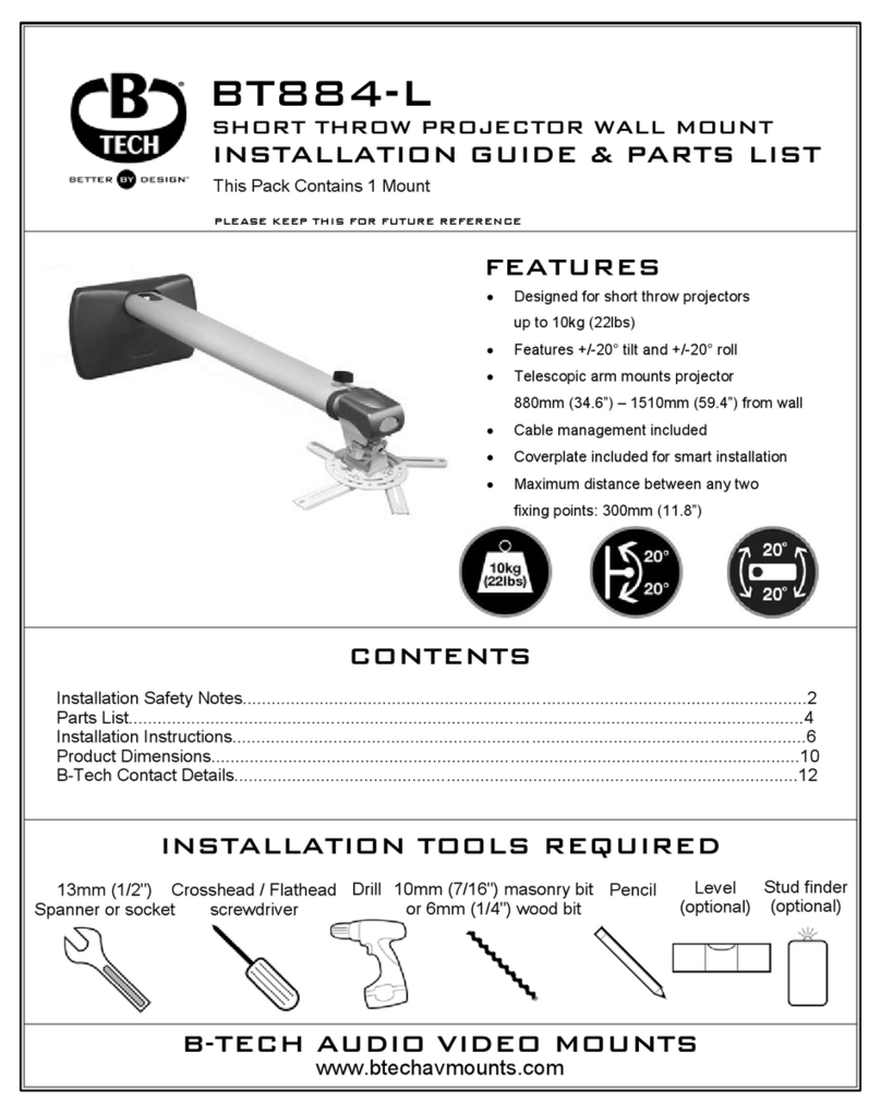 B-Tech BT884-L Instruction Manual B-Tech BT884-L Instruction Manual