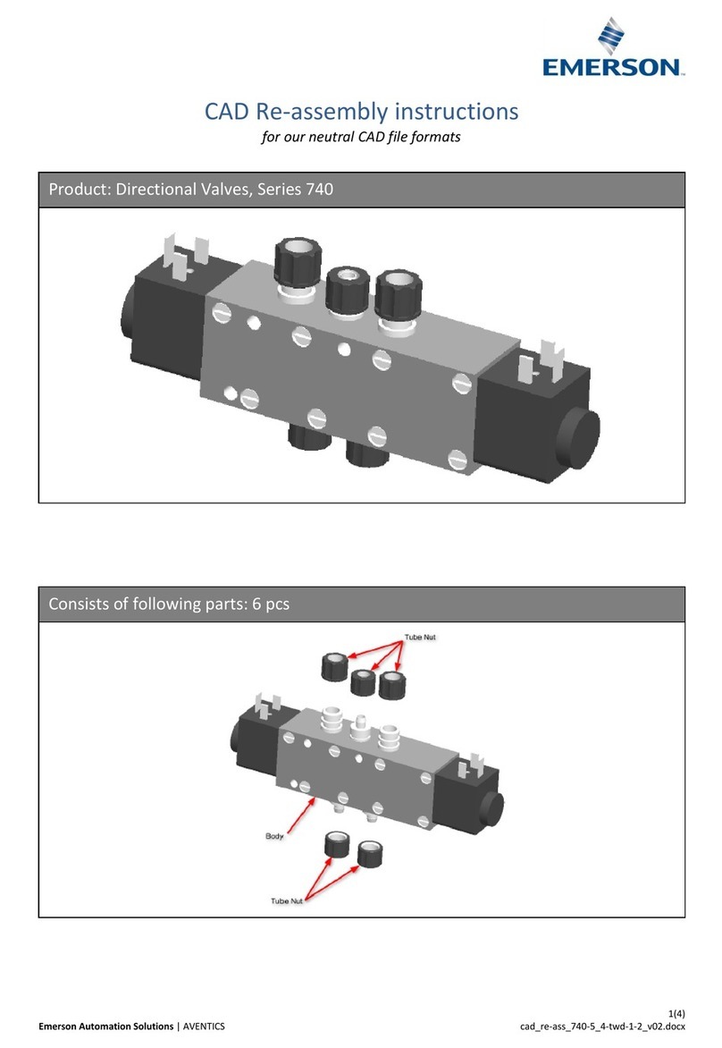 Emerson 740 Series Assembly instructions