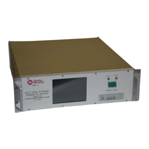 Dover Dow-Key Microwave 3205 Operation manual