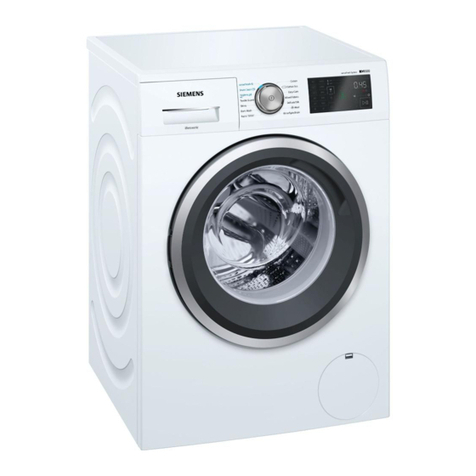 Siemens WM14T790GB Specification sheet Siemens WM14T790GB Specification sheet