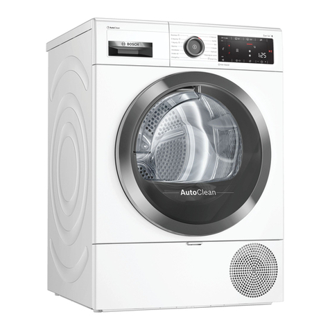 Bosch WTX8HKL9SN User manual