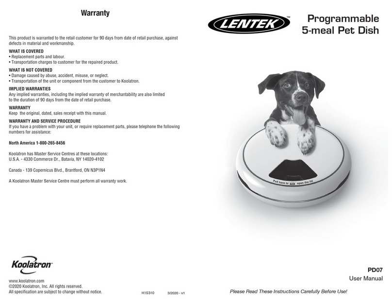 Koolatron LENTEK PD07 User manual