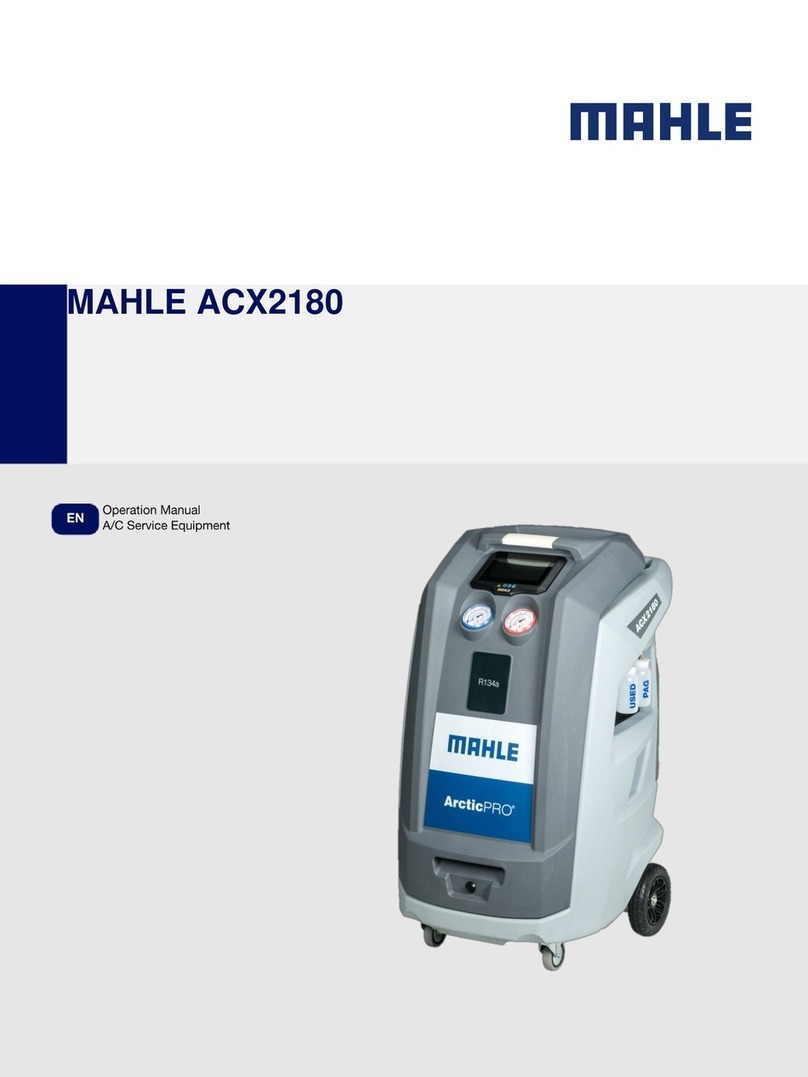 MAHLE ArcticPRO ACX2180 User manual MAHLE ArcticPRO ACX2180 User manual