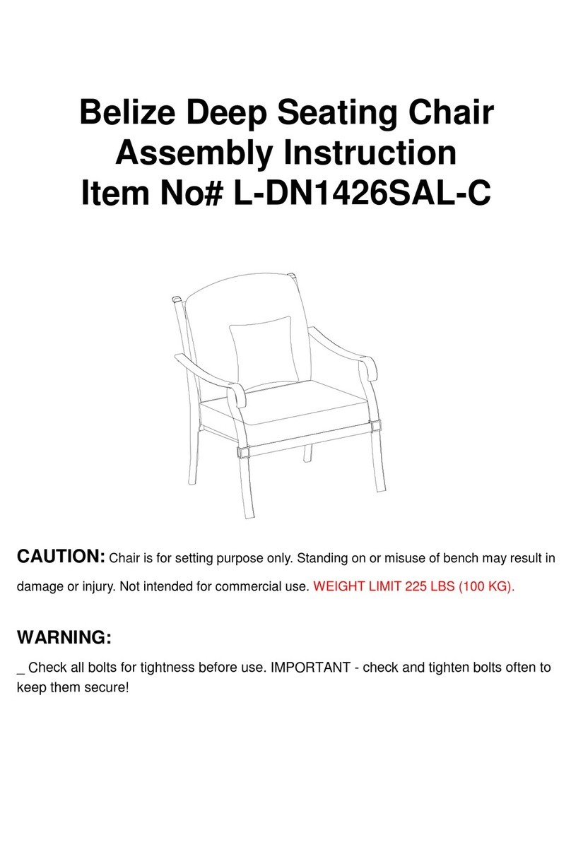 Sunjoy Belize L-DN1426SAL-C Assembly instruction