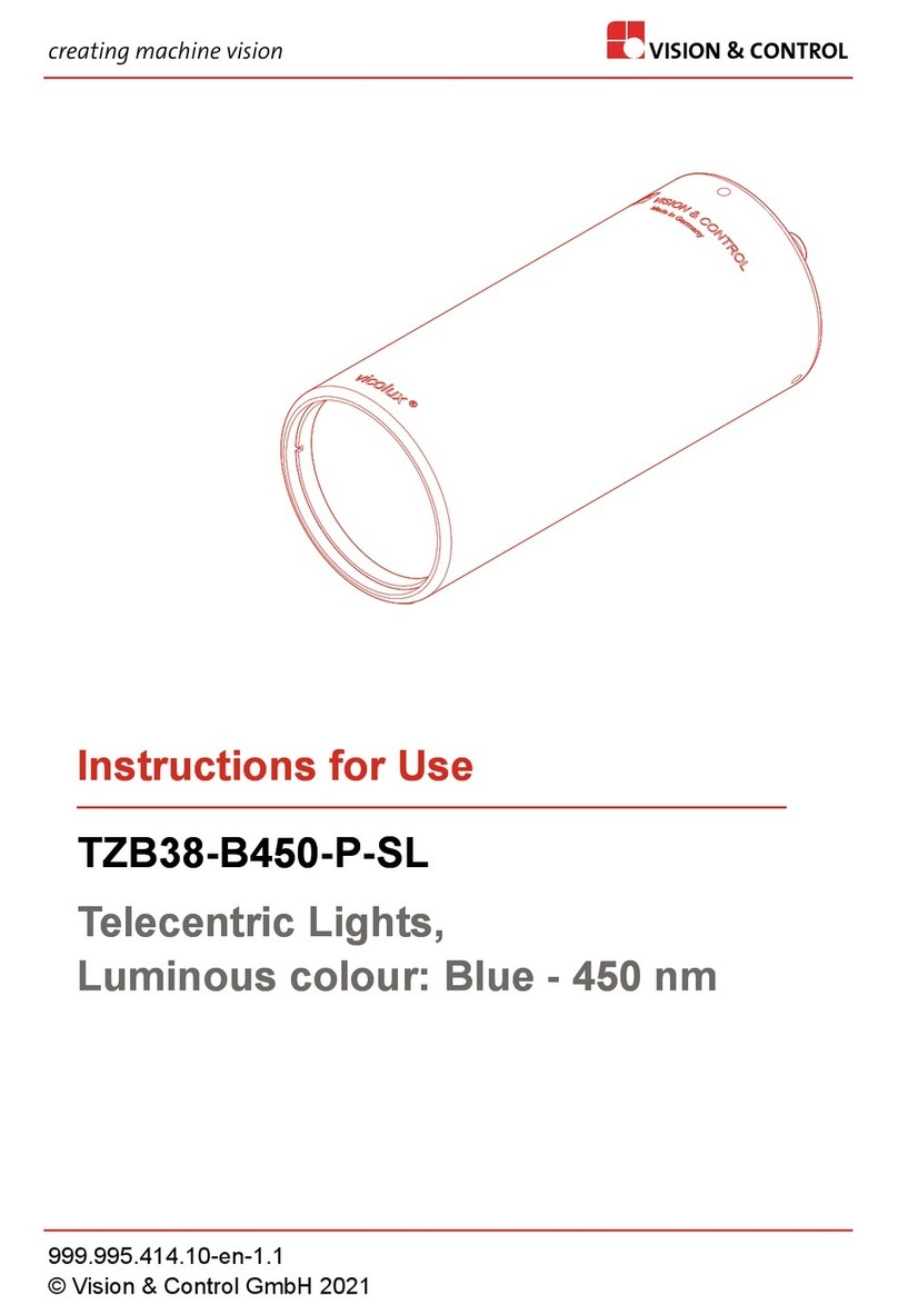 Vision & Control TZB38-B450-P-SL User manual