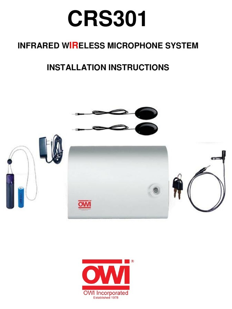 OWI CRS301 installation instructions