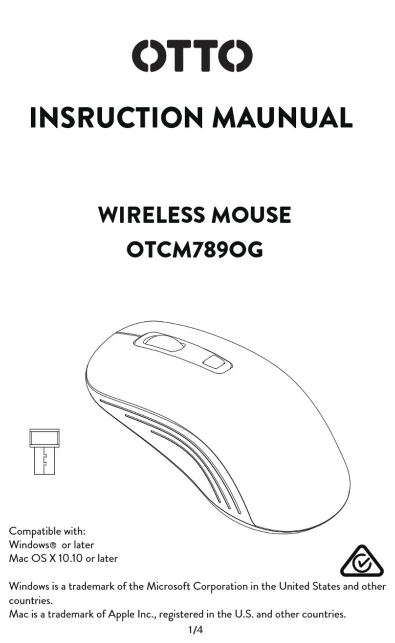 Otto OTCM789OG Insruction manual