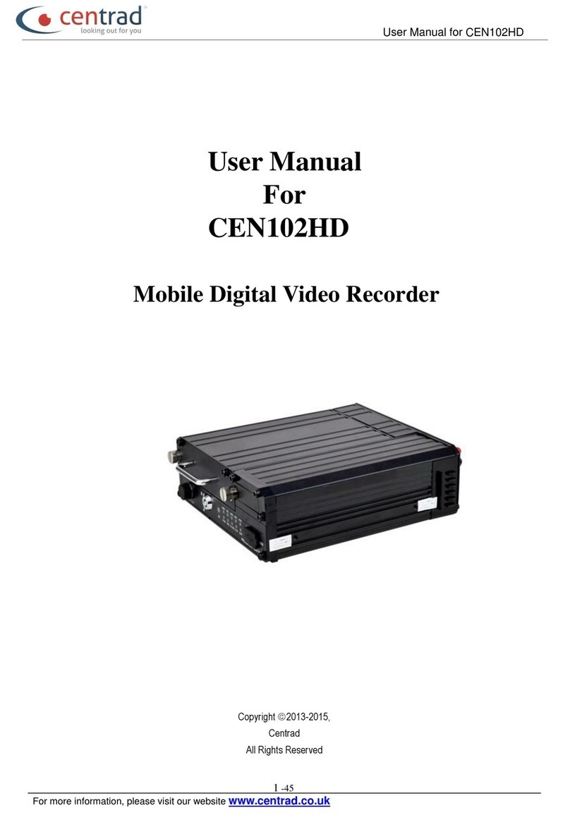 Centrad CEN102HD user manual