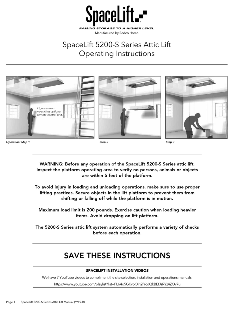 SpaceLift 5200-S Series operating instructions