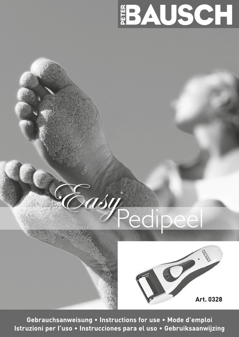 Bausch Easy Pedipeel User manual