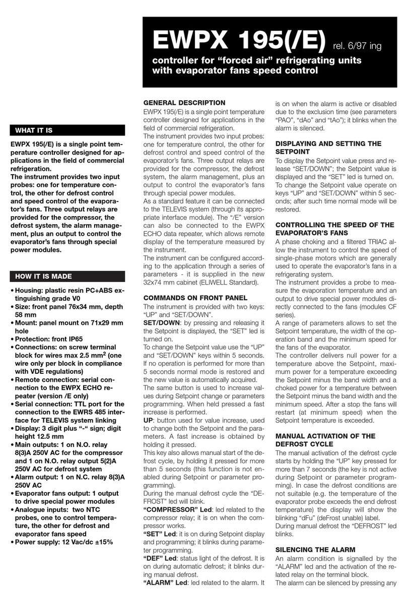 Siebe Group Company EWPX 195 quick start guide Siebe Group Company EWPX 195 quick start guide