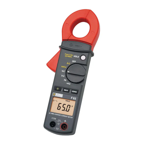 Chauvin Arnoux F 65 User manual