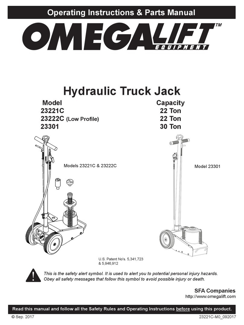 SFA OMEGALIFT 23221C Instructions for use