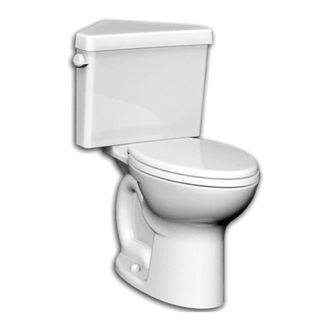 American Standard Triangle Cadet PRO 216AD Series installation instructions