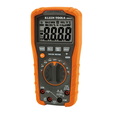 Klein Tools MM600 User manual